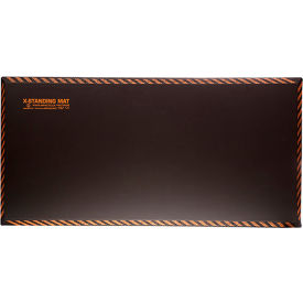 Impacto X-Standing Mat, 18" X 36", Safety Edges, Waterproof Foam, Meets Flammability Standard
