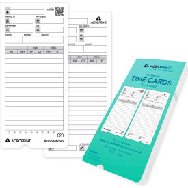 Time Cards For ATR480 Clock (50/Pack)
