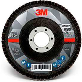 Flap Disc, 60+, 4-1/2" x 7/8 in, Type 29, 10 Per Case