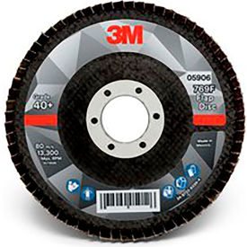 Flap Disc, T29, 4 1/2" x 7/8 in, 40+ YF-weight, 10 Per Case