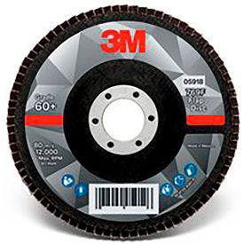 Flap Disc 769F, T27, 5" x 7/8 in, 60+ YF-weight, 10 Per Case