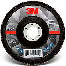 Flap Disc, 5" x 7/8 in, 40+ YF-weight, 10 Per Case