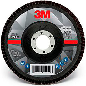 Flap Disc, 5" x 7/8 in, 120+ YF-weight, 10 Per Case