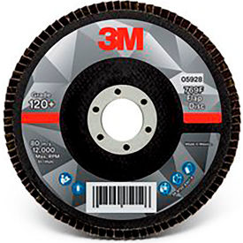 Flap Disc 769F, T27, 5" x 7/8 in, 120+ FY YF-weight, 10 Per Case