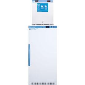 Vaccine Refrigerator/Freezer Combination, 9.4 CuFt, 23-3/8"W x 24-3/8"D x73.5"H, Solid Door
