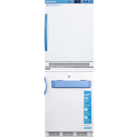 Vaccine Refrigerator/Freezer Combination, 9.4 Cu Ft, 23-5/8"W x 24-3/8 "D x 68"H, Solid Door