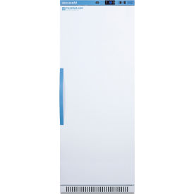 Upright Vaccine Refrigerator, 12 Cubic Ft Capacity, Removable Drawers Shelf, Solid Door