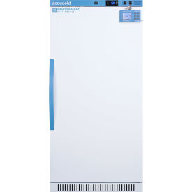 Upright Vaccine Refrigerator, 8 Cu. Ft., Wire Shelves, Solid Door
