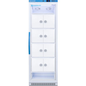 Upright Vaccine Refrigerator, 15 Cu. Ft., Locker Shelves, Glass Door