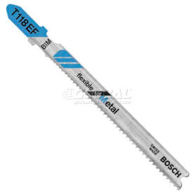 3-5/8" Metal Cutting T-Shank Jigsaw Blade, T118EF, 18 TPI, 5-Piece