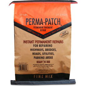 Perma-Patch Asphalt Repair Material Fine Mix, 60 lb Bag