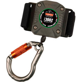 Standard Gray Retractable Tool Lanyard - Belt Clip + Carabiner