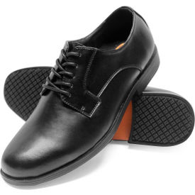 Men's Dress Oxford Shoes, Size 7W, Black