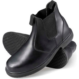Men's Romeo Pull-on Work Boots, Size 13W, Black