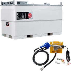 500 Gallon FuelCube Diesel Fuel Tank, 12V Pump Kit & Fuel Gauge