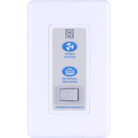 Indoor Wall Control For Industrial Fan, White