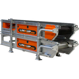 16"W Portable Modular Dirt & Aggregate Conveyor, 12'L, 92 FPM, 110V