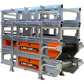 16"W Portable Modular Dirt & Aggregate Conveyor, 24'L, 92 FPM, 110V