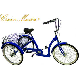 24'' Cruise Master Adult Tricycle, Blue