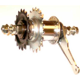 Coaster Brake with Double Sprocket for Tricycles