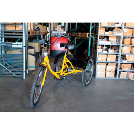 Industrial Tricycle, 3 Speed, 26'' Wheels, 600 Lb. capacity, Includes Basket, Red