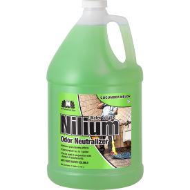 Water-Soluble Deodorizer, Cucumber Melon, Gallon Bottle, 4 Bottles/Case