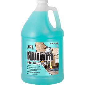 Nilium Water-Soluble Deodorizer, Soft Linen, 128 oz, 4 Bottles/Case