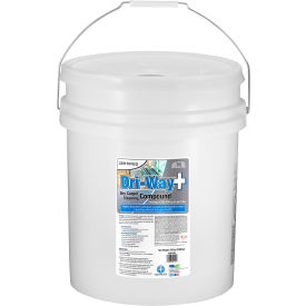 Nilodor Certified Dri-Way+ Compound, 22 Lbs. Container, Light Citrus Scent, Brown