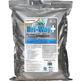 Certified Dri-Way+ Compound, Two 5 Lbs. Container, Light Citrus Scent, Brown