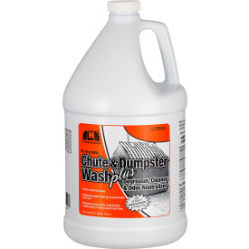 Bio-Enzymatic Chute & Dumpster Wash PLUS, Orange Scent, Gallon Bottle, 4/Case