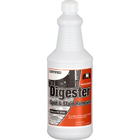 Certified Bacteria/Enzyme Digester Liquid Spotter, Quart Bottle, 6/Case