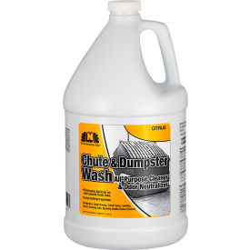Chute & Dumpster Wash, Citrus Scent, Gallon Bottle, 4/Case