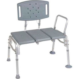 Heavy Duty Bariatric Plastic Seat Transfer Bench, Adjustable Height