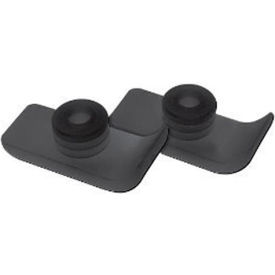 Walker Ski Glides, Black, 1 Pair