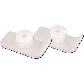 Walker Ski Glides, White, 1 Pair