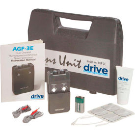 Portable Economy Dual Channel TENS with Electrodes & Carry Case