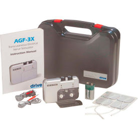 Portable Dual Channel TENS Unit with Electrodes and Carry Case