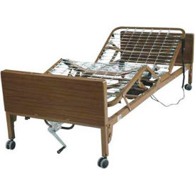 Ultra Light Full Electric Hospital Bed with Full Rails and Innerspring Mattress