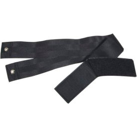 Seat Belt, Hook & Loop Fastener Closure, Black, For Waist Sizes Up to 60", 1/EA