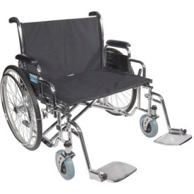 30" Bariatric Heavy Duty Extra Extra Wide Wheelchair, Detachable Desk Arms