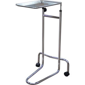 Double Post Mayo Instrument Stand, Adjustable Height 32.5"- 52"
