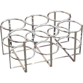 Economy Oxygen Rack, Holds 6 C, D, or E Cylinders