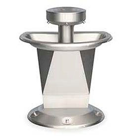Wash Fountain, Semi-Circular, Raising Vent, 3 Person