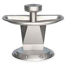 Wash Fountain, Semi-Circular, Off-line Vent, 4 Person