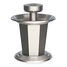 Wash Fountain, Circular, Off-line Vent, 5 Person