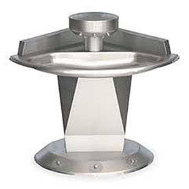 Wash Fountain, Corner, Off-line Vent, 3 Person