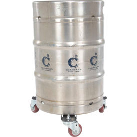 Keg Transport Skate 11-3/16" & 16-1/4" Usable Diameter, 200 Lb. Capacity, Black
