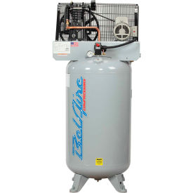 Two-Stage Air Compressor, 5HP, 80 Gallon, Vertical, 230V, Single Phase