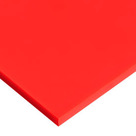 Cast Acrylic Sheet 96"L x 48"W x 3/16" Thick, Red