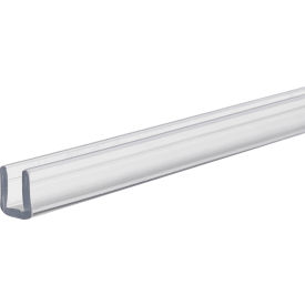 Polycarbonate U-Channel 24"L x 1/2"W, Clear